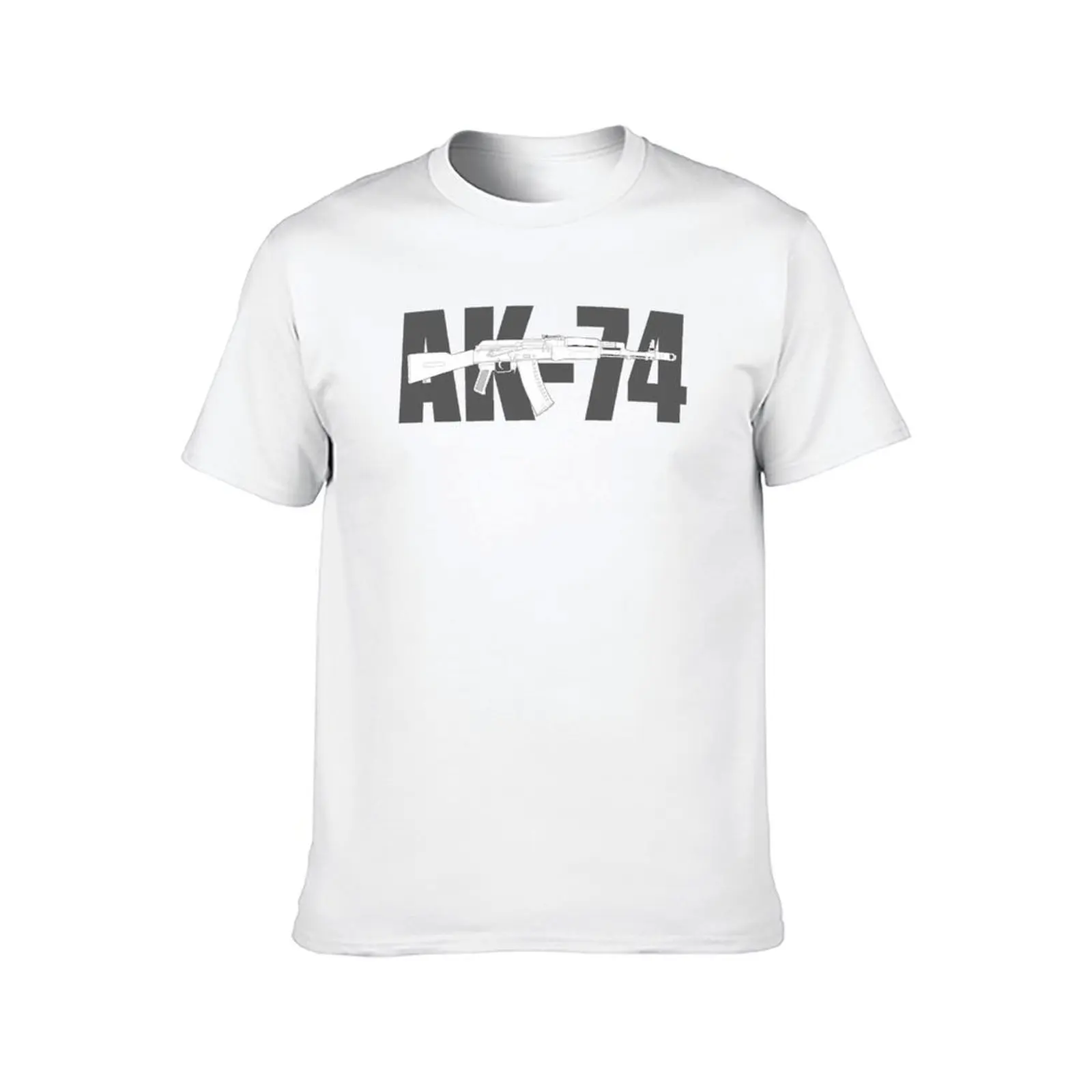 AK-74 Assault Rifle(White version) T-Shirt essential t shirt man t shirt heavy cotton T-Shirt