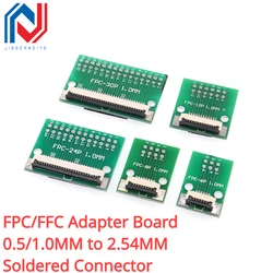 FPC/FFC Adapter Board 0.5/1.0MM to 2.54MM Soldered Connector 4/5/6/8/10/12/14/16/20/26/3040/45/50/60 Pin