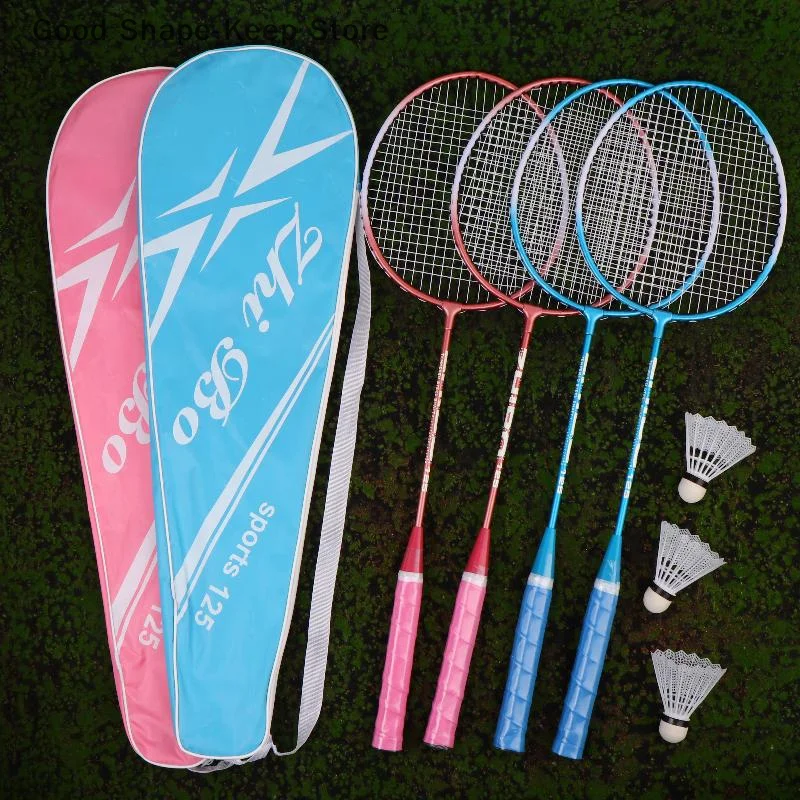 

Beginner Badminton Set - Professional Training Durable Leisure Sports Racquet 12-Pack Durable Badminton Racket Kit