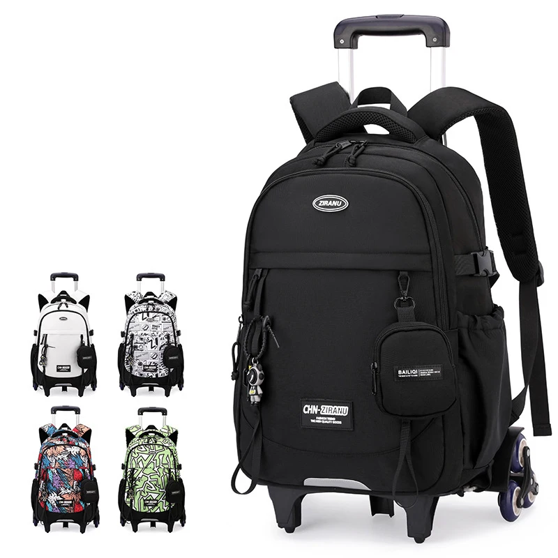 

Детский школьный рюкзак на колесиках для мальчиков, рюкзак на колесиках, детская школьная сумка с колесиками, сумка для багажа на колесиках, студенческая сумка для книг
