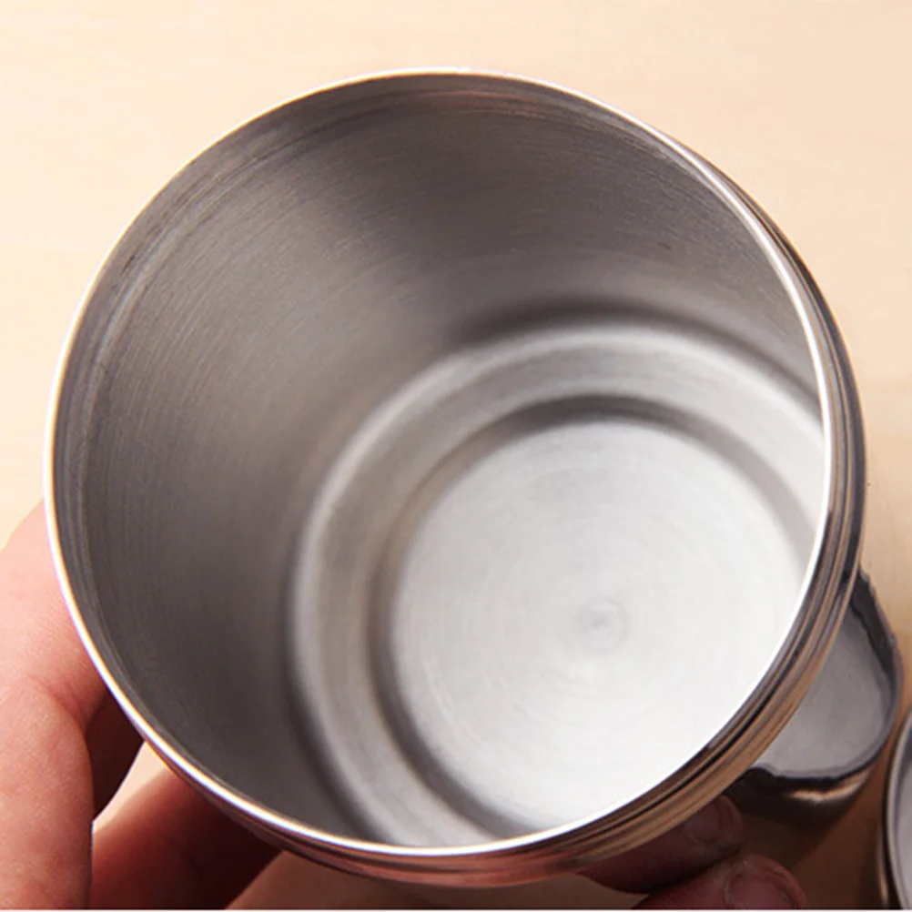 

304 Stainless Steel Storage Tank Food Container Small Travel Portable Jar Sealed Can