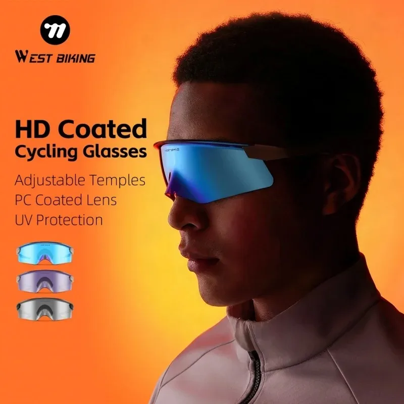 

Велоочки WEST BIKING Aero Beak Man, спортивные солнцезащитные очки для шоссейного и горного велосипеда, велосипедные очки TR90, спортивные очки для езды на велосипеде.