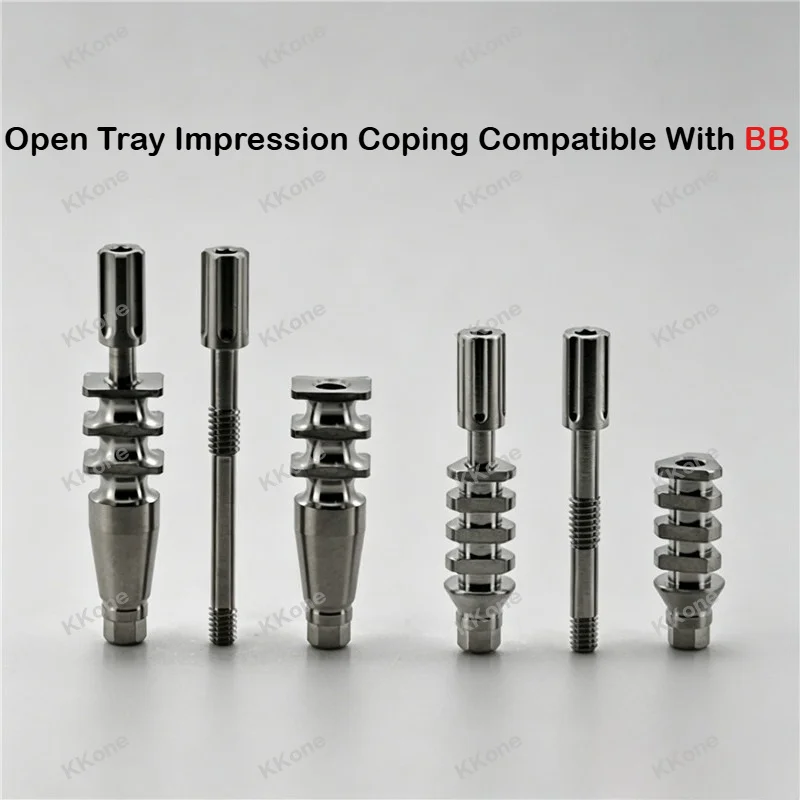 

10Pcs High Precision Open Tray Impression Coping Compatible With BB Implant System Dental Lab Restoration Accessories