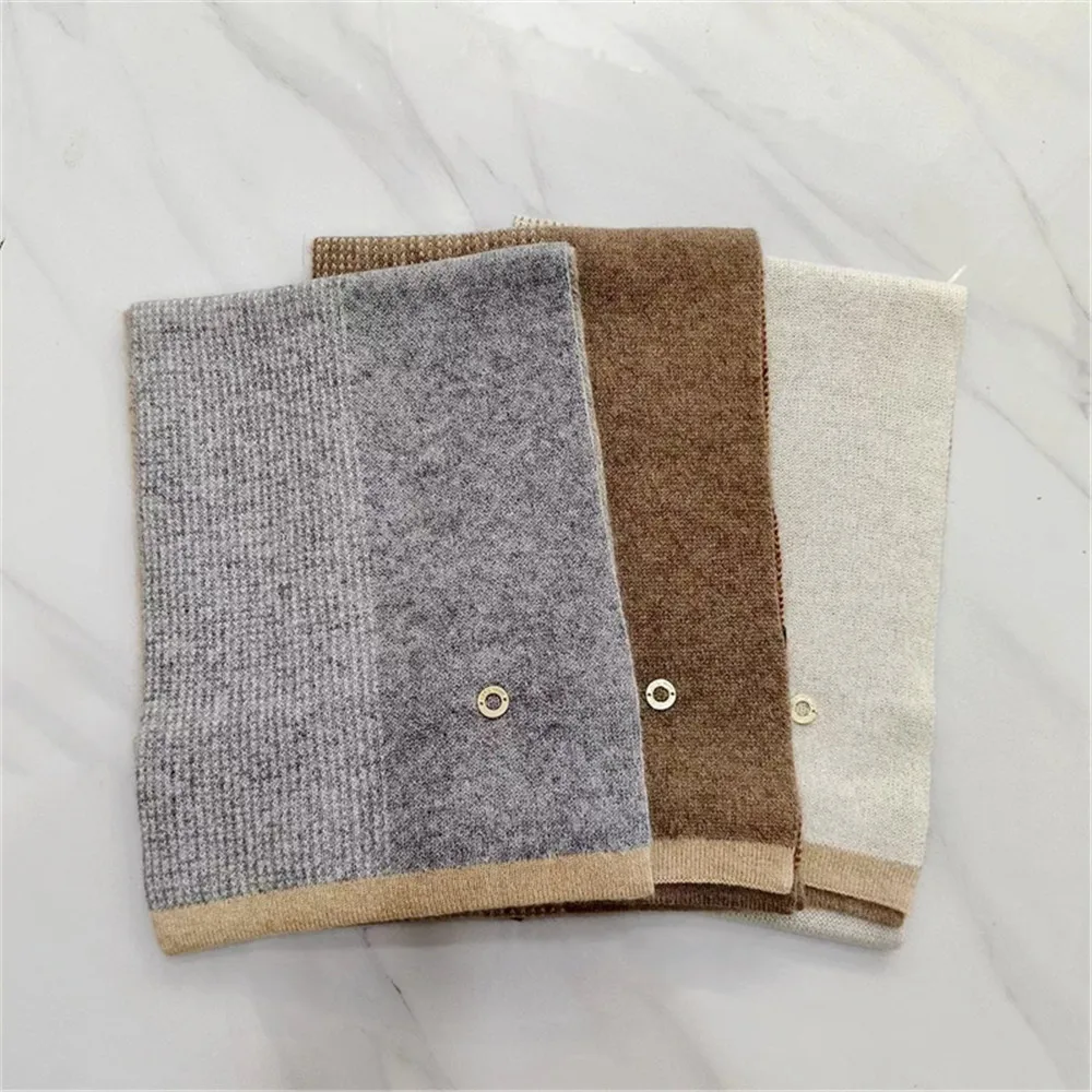 Men And Women Knitted Cashmere Scarf Comfortable Versatile Shawl