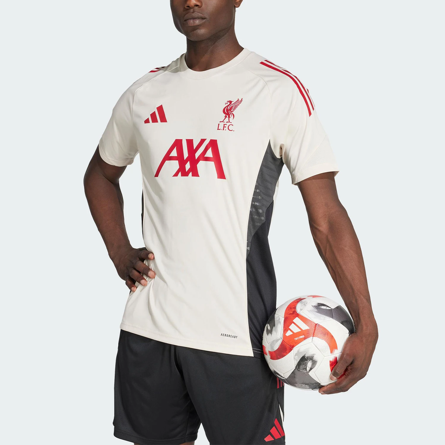 Adidas genuine Liverpool men's football sports breathable short sleeved jersey JV6574