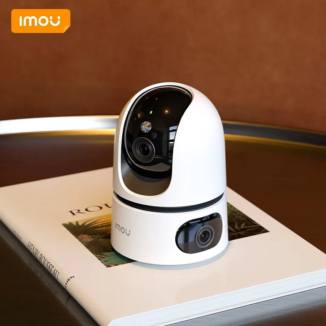 Imou Ranger Dual 6MP Full Color Camera Menselijke en huisdierdetectie Auto Tracking Tweerichtingsgesprek Smart Home Security Wifi Dual Lens CCTV