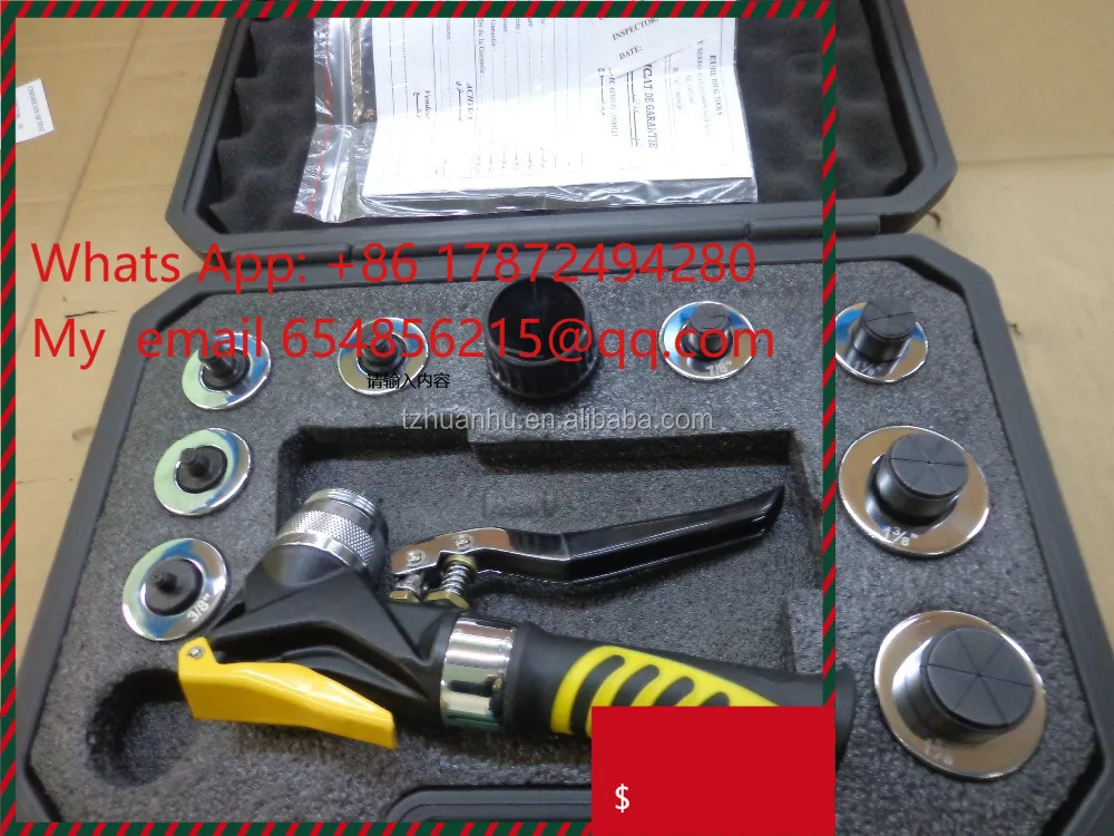 HHKG-38B Manual Hydraulic Expanding Tools Expanding Hand Tools Set Tube Expansion Hydraulic Tube Expander Tool Kit