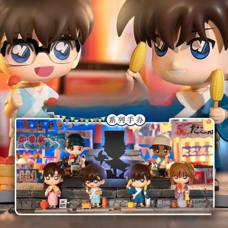Conan Edogawa Kudou Shinichi film- en televisierandapparatuur schattig figuur blinde doos studeerkamer gepersonaliseerde desktopornamenten