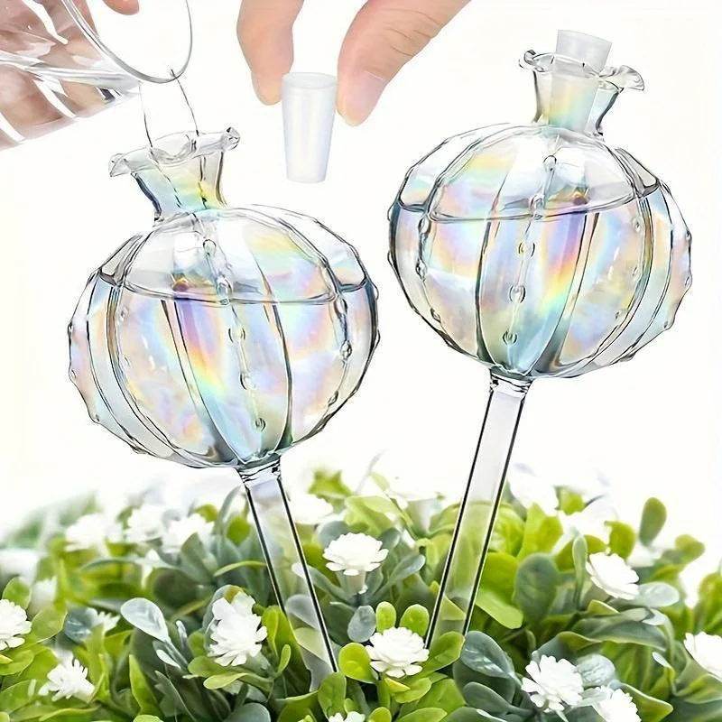 Automatic Plant Watering Simulated Glass Bulbs Shape Flower Plant Water Dripper Lightweight Plant Device Drip Irrigation System