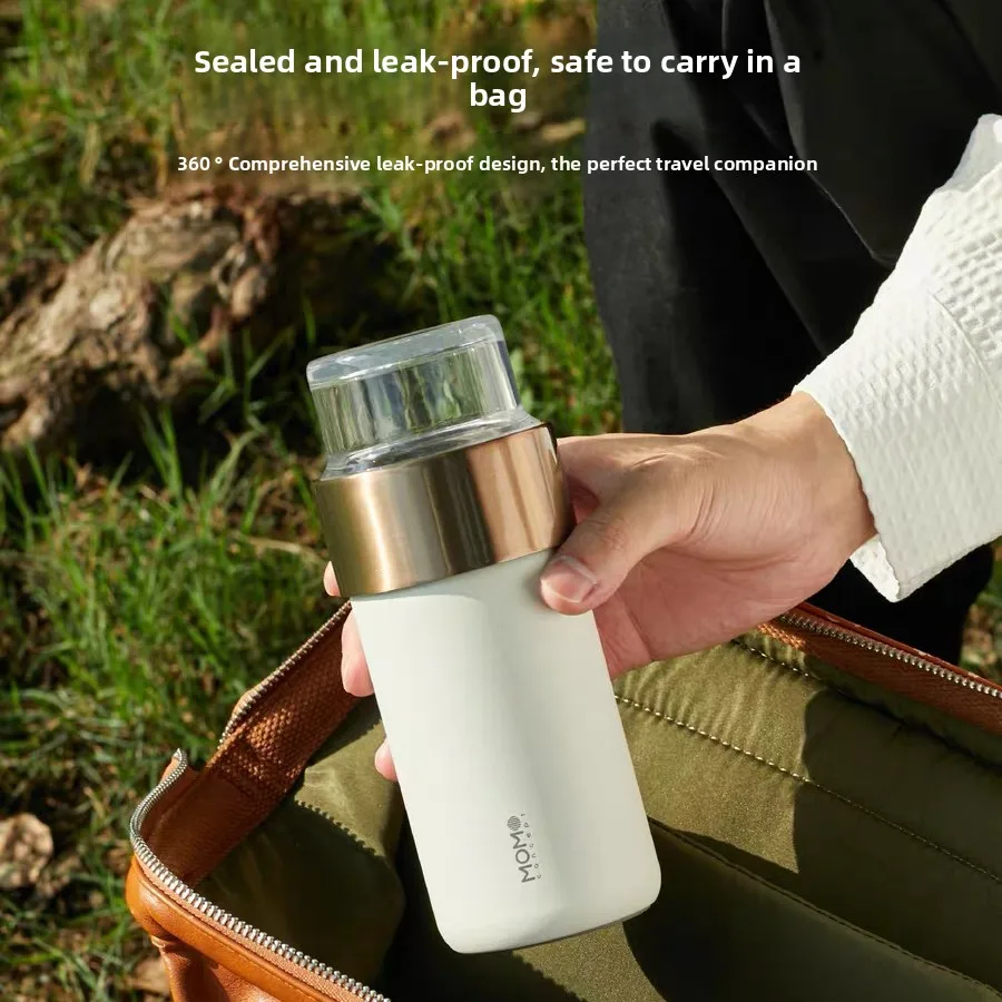 

M High-End Insulated Tea Water Separation Cup for Men And Women Sli Lightweight Tea Cup Portable Cup for Businmen