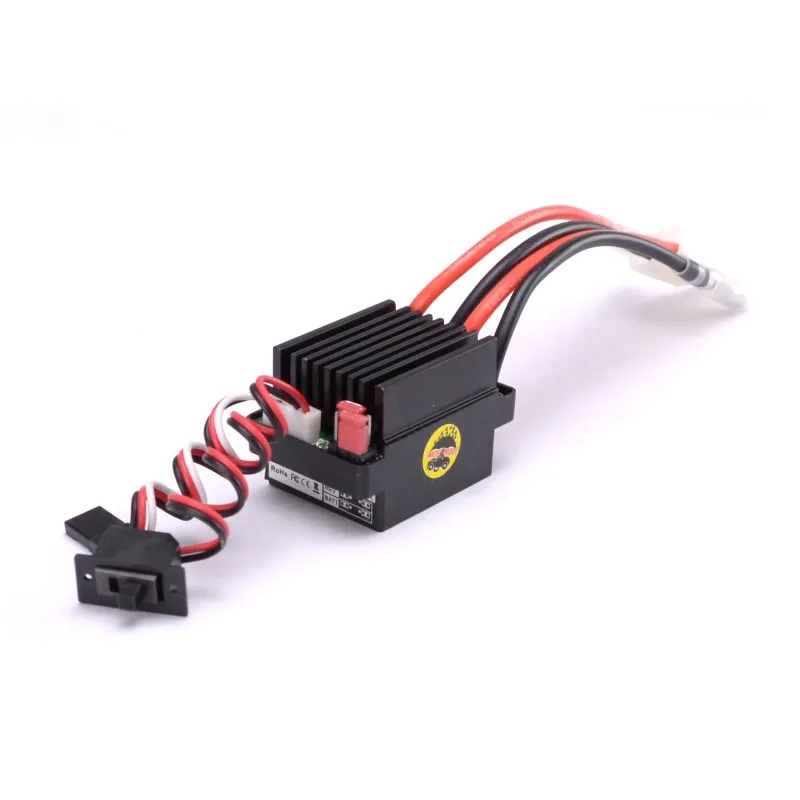 

Контроллер скорости для щеточных двигателей 320A с BEC 5В 2А, регулятор скорости для различных типов радиоуправляемых машин TRX, TRX4, TRX6 или лодок