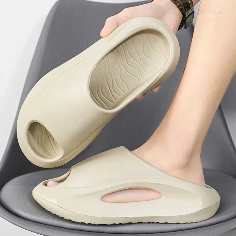 شاومي-جديد مصمم النعال للرجال والنساء ، سميكة القاع ، عدم الانزلاق ، إيفا ، لينة سوليد ، منصة ، الحمام ، في الهواء الطلق ، داخلي ، الوجه يتخبط ، الصنادل