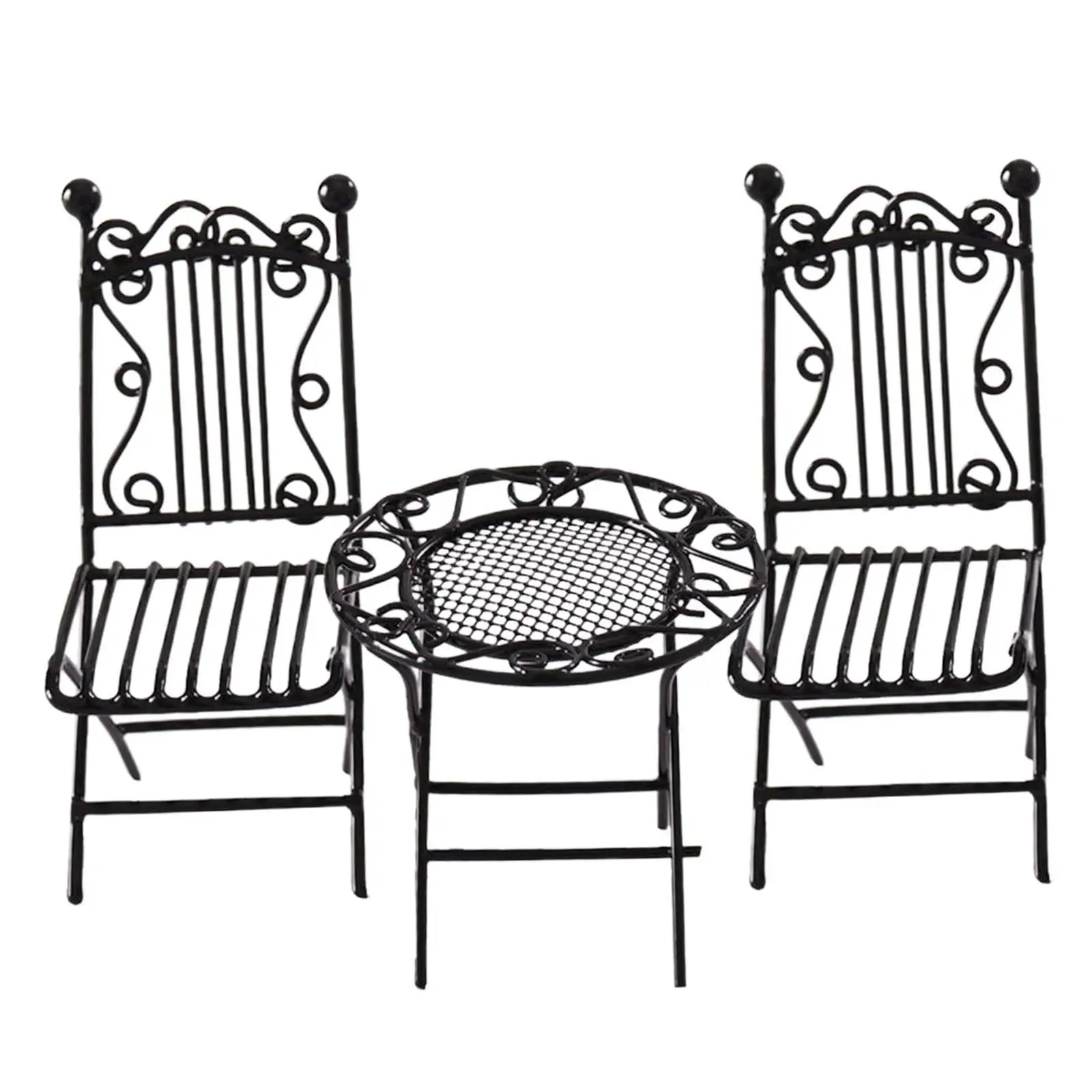 3 pièces 1/12 table basse chaise Collections Mini Table pour la construction architecturale