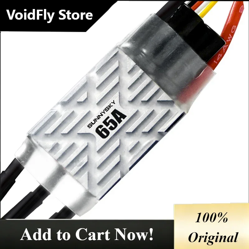 VoidFly Sunnysky X65 Or X85A LW 3-6S ESC 10A BEC for RC  Aircraft / Fixed Wing and Helicopter Parts