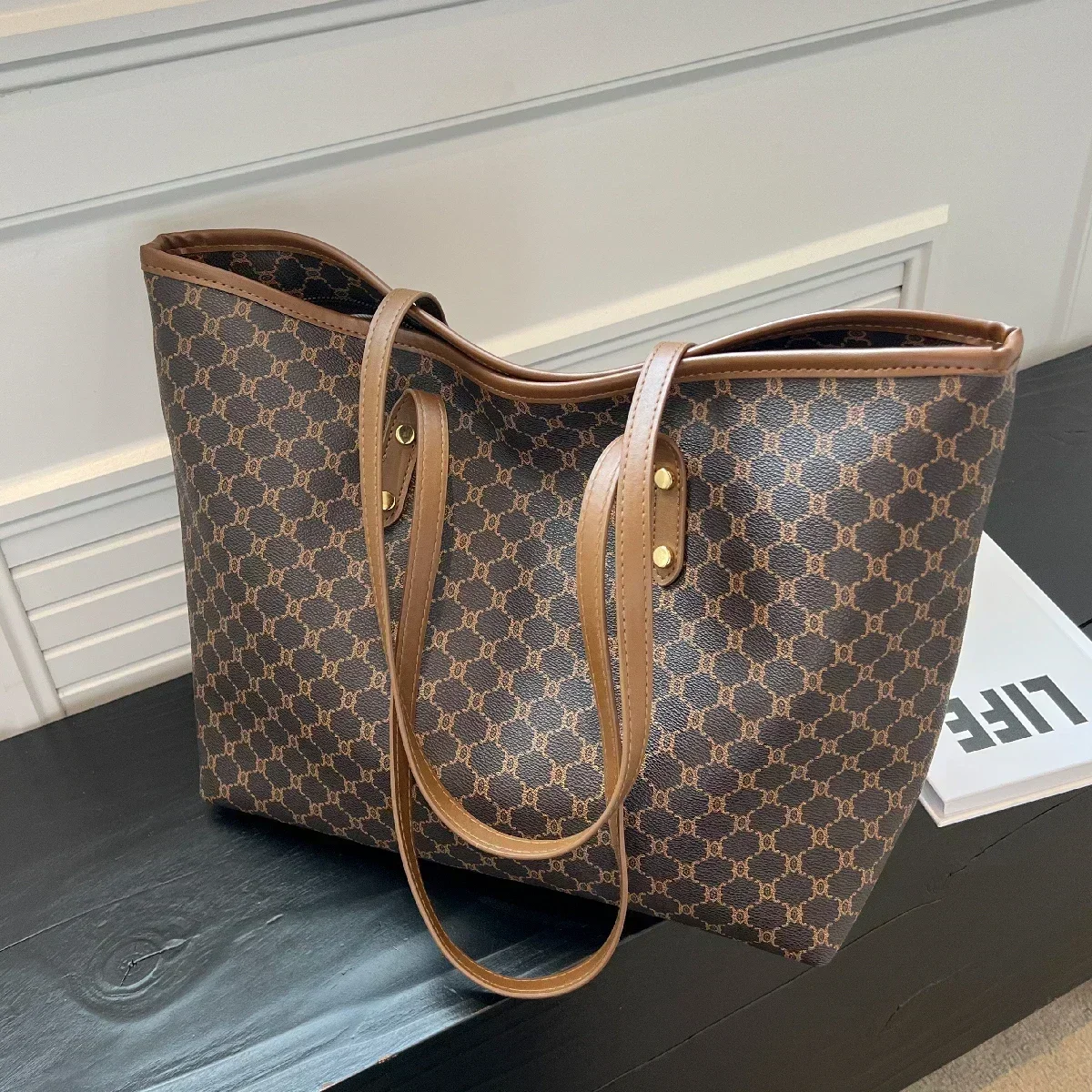 

A-STN8 Bolso de Hand с винтажным патроном для женщин, bolso hombro gran емкость, elegante el work