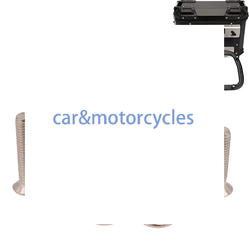 

4 шт., верхний чехол для мотоцикла, кронштейн, опорная пластина, пряжка, хвостовая коробка, задний багажник, чемодан, боковая коробка, кронштейн, аксессуары