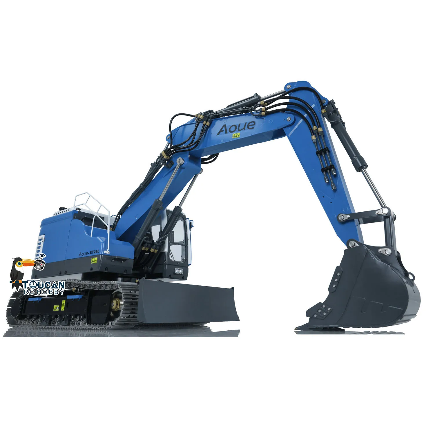 LESU Metal RC Shovel 1/14 Aoue ET26L Hydraulic Assembled Radio Controlled Excavator GPS Digger Model Toys THZH1326