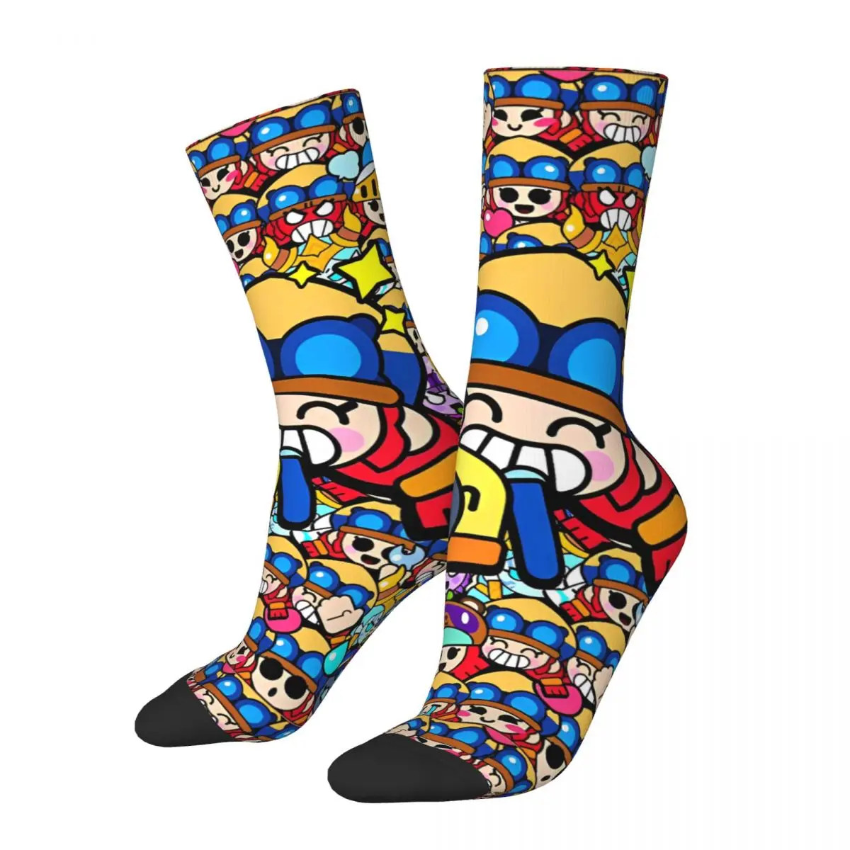 

Anime Brawling-Heros Games Socks Men Women Casual Socks Crazy Spring Summer Autumn Winter Middle Tube Socks Gifts