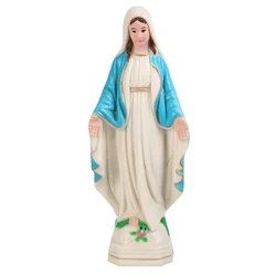 Catholic Mary Statue Madonna Handmade Virgin Mary Statue Jesus Home Decor Gift Christian European Ornament