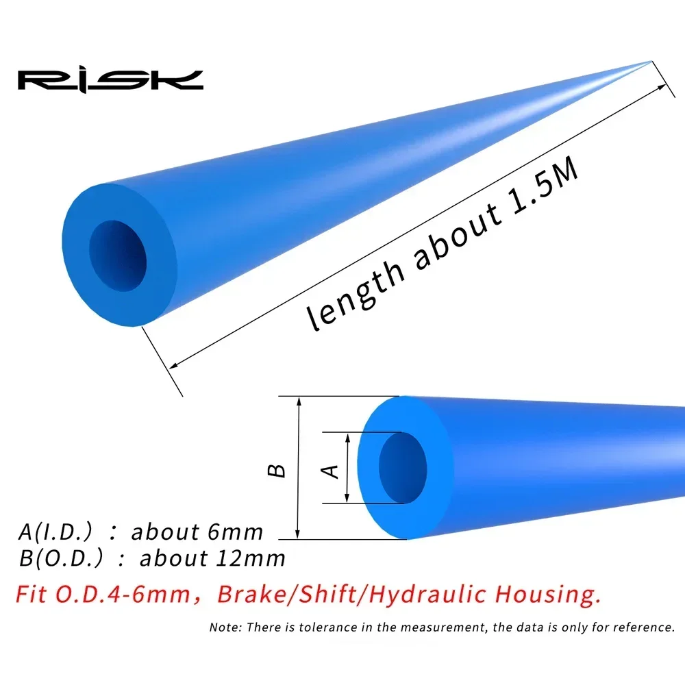 3 stücke 1,5 m Risiko interner Gehäuse dämpfer, schalla bsor bieren des Rohr, Brems schalt kabel innere Drahts chwamm hülse, Fahrrad zubehörteile