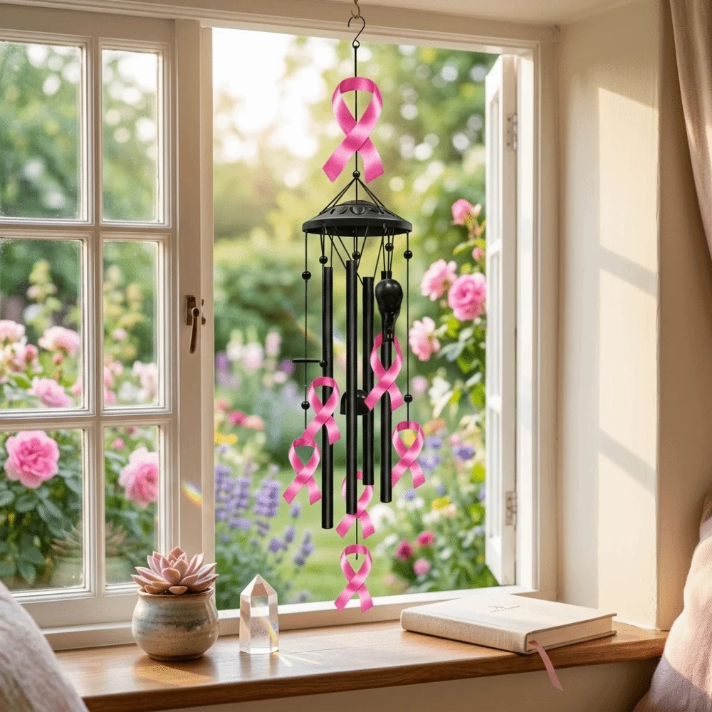 Elegant Metal Wind Chime Premium Metal Painted Ornament Hummingbird Wind Chime Durable Soft Ringing Sound Wind Catcher