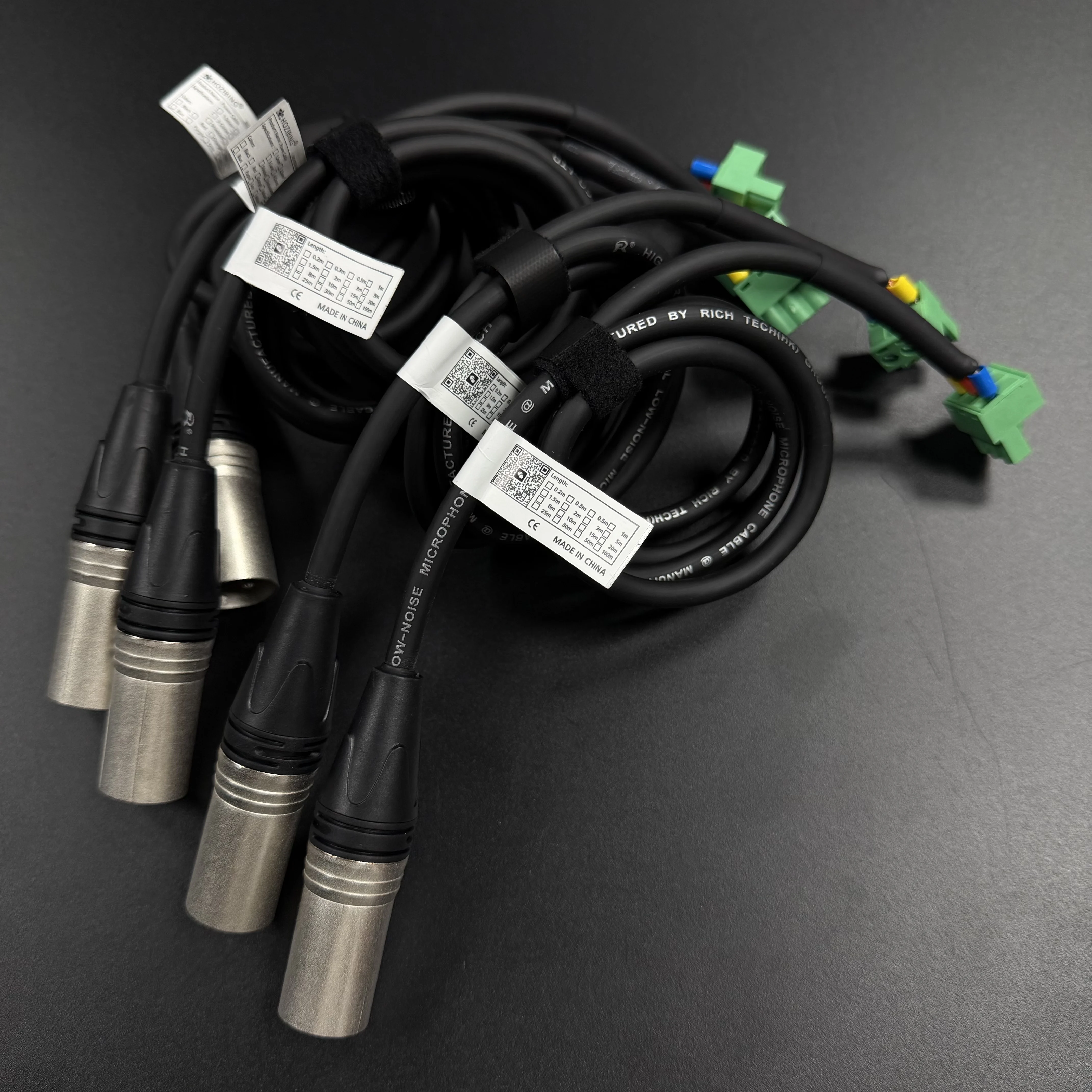 XLR zu Phoenix 3-Pin Pro, Kabel XLR 3P M/F zu PHX3M NBKF/2EDG-5.08mm PCB Schraubklemmenadapter Anschlusskabel für Lautsprecher – Detail 3
