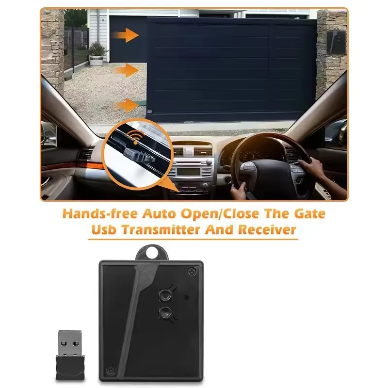 High Quality Auto-close/open Smart Car Bluetooth Receiver with 1 USB Transmitters for Automatic Gate Opener