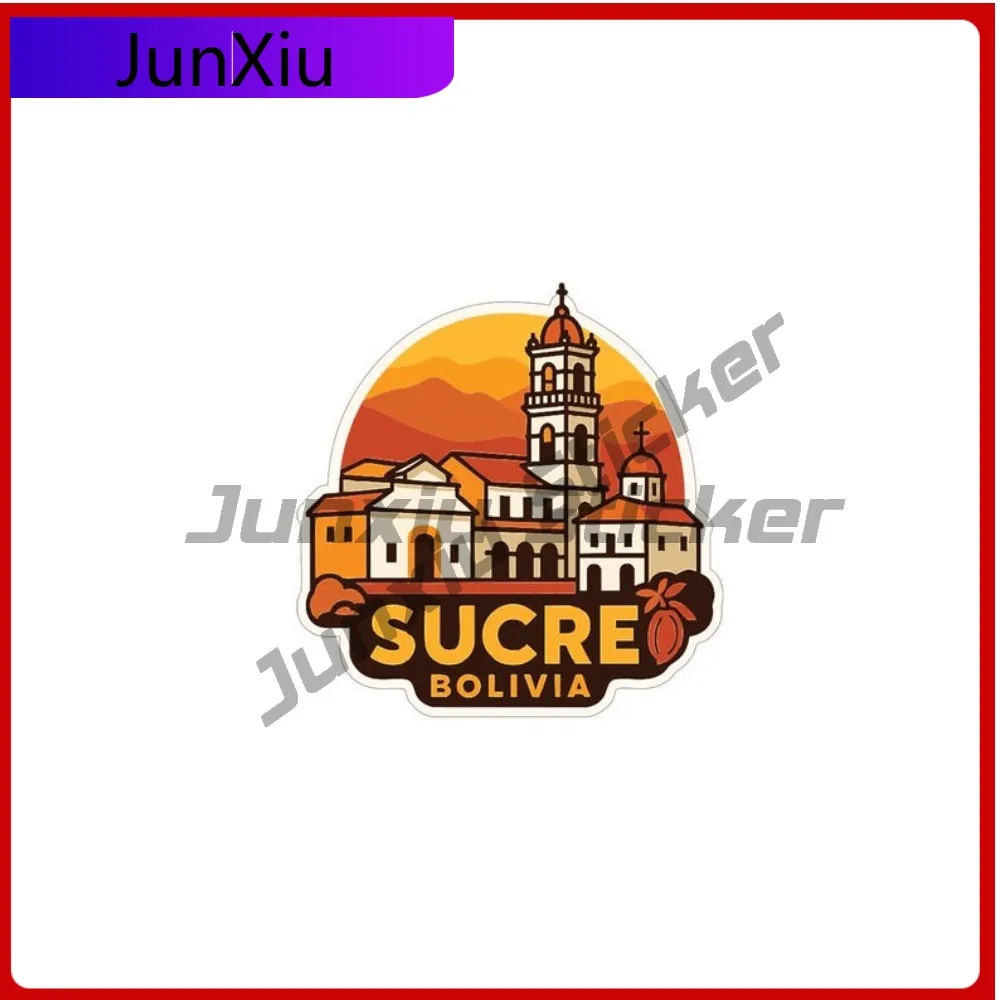 

Sucre Bolivia City Vinyl Sticker Travel Decal Decorative Custom Vinyl Decals For Car Decoration Bumper Bodywork Motocross Motor