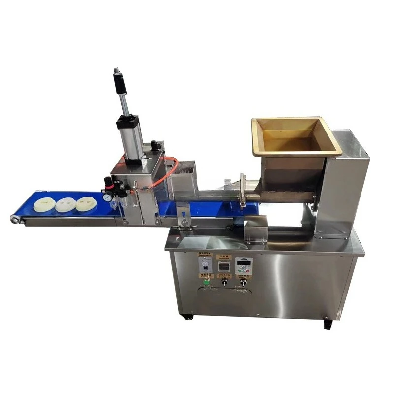 Adjustable Automatic Mooncake Press Machine Stuffing Filling Forming Machine for Food Processing Bakery Restaurant