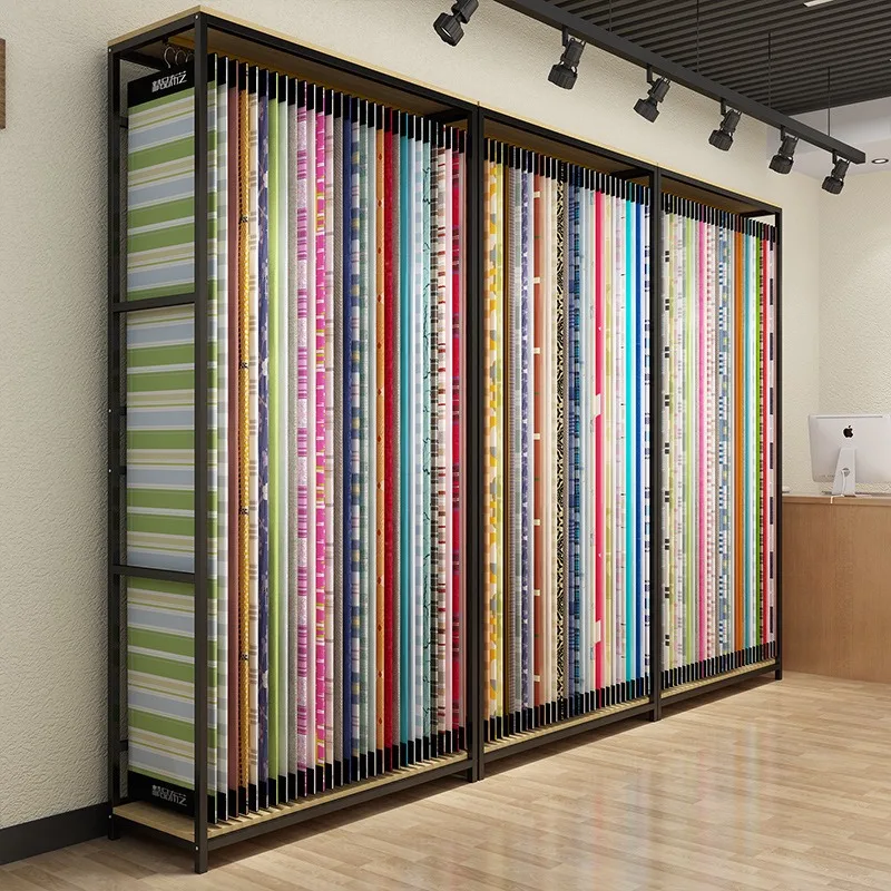 Home textile shelf fabric, quilt core, four piece display frame, bed sheet, curtain display cabinet, market bed frame, spot