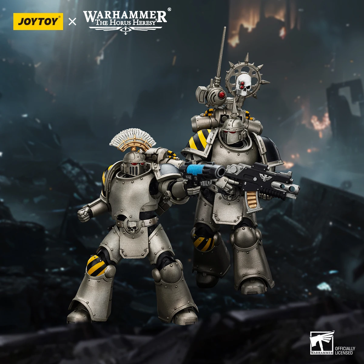 

2025 Q3 JOYTOY Warhammer The Horus Heresy 1/18 lron Warriors MKlll Tactical Sergeant Legionary Action Figure Model Toys Gift