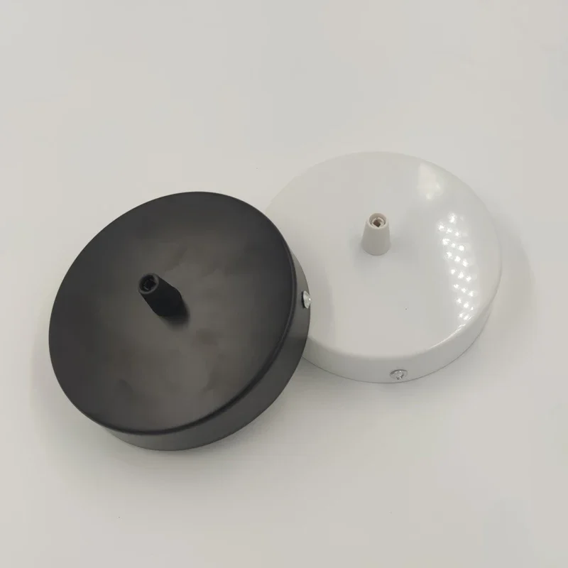 Retro Lamp Bases Ceiling Plate Hanging 8/10/12cm Chassis Base Iron Pendant Lamp DIY Lock Wire Lamp Base Fixture Ceiling Fittings