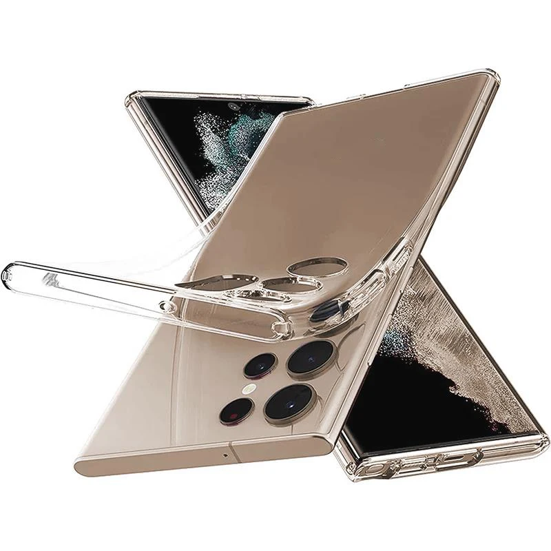 

Transparent Ultra Thin Shockproof Silicone Soft Case For Samsung Galaxy S24 FE S24 PLUS S24 ULTRA Shell Clear Back Cover Case