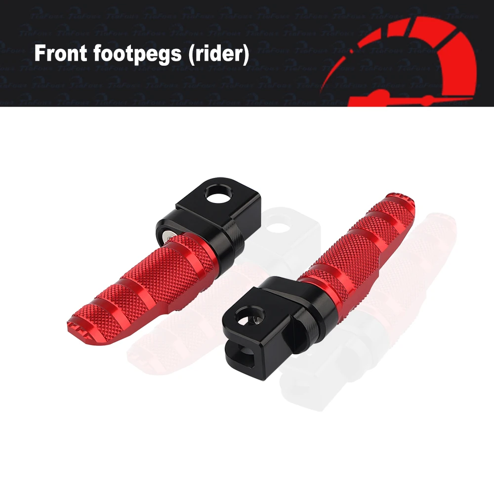 FIT For 675SR-R 675SS 500SR VOOM 2024-2025 IBEX 450 450MT 2023-2025 Front Rider Footrests Footpeg Foot Rests Pedal Pegs