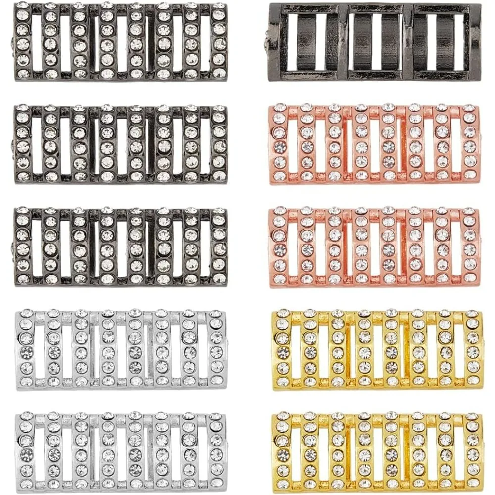 

Bead Connectors for Watch Band Making - Hollow Alloy Beaded Band Adapters