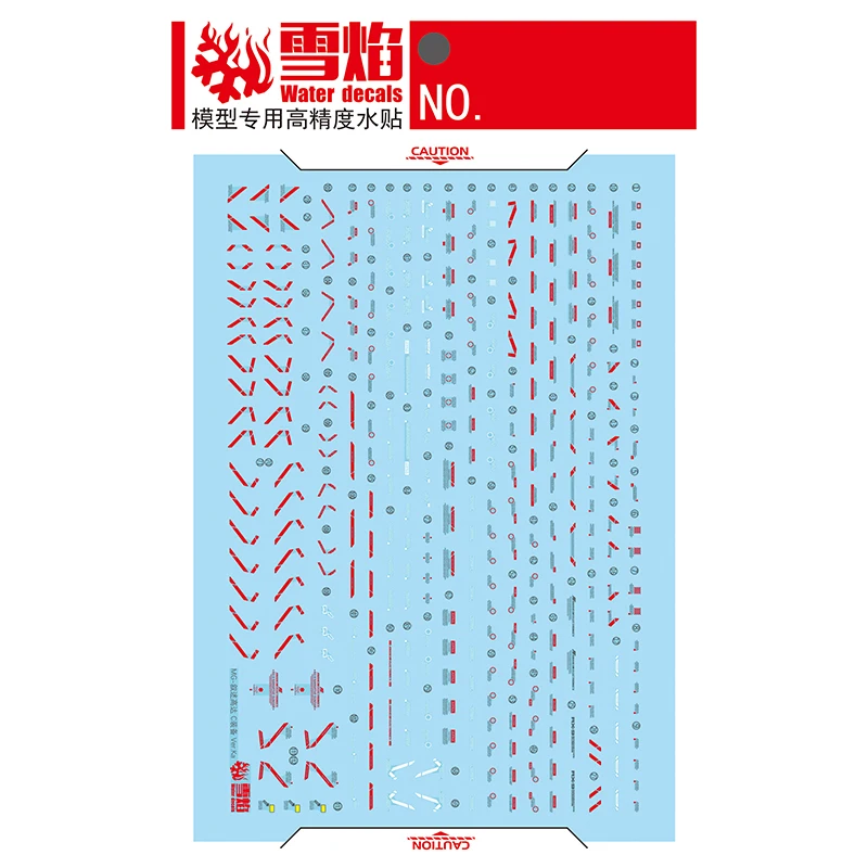 Model Decals Water Slide Decals Tool For 1/100 MG Narrative C-Packs Ver.Ka Fluorescent Sticker Models Toys Accessories