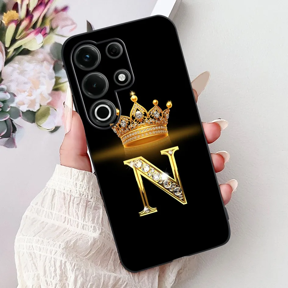 Для Itel S25 Ultra 4G S686LN чехол с милыми буквами в виде короны, мягкий силиконовый чехол для телефона для Itel S25 Ultra 4G Funda S25Ultra Coque