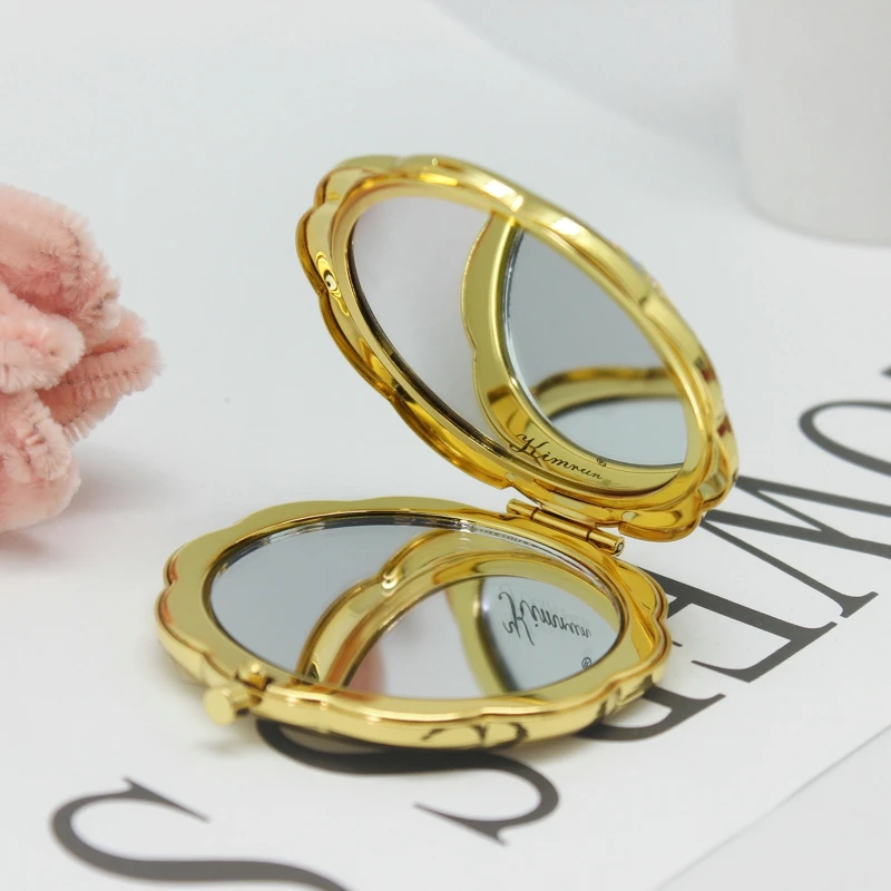 SHINNYGIFTS Wedding Favor Swan Round Compact Mirror Portable Mirror Gifts image 4