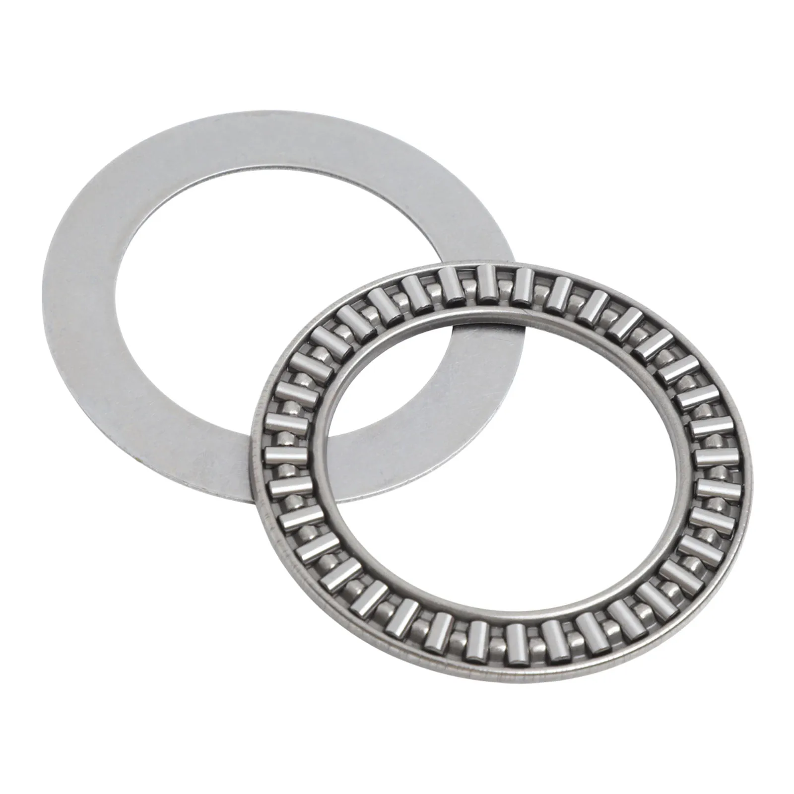 45x65x3mm Needle Roller Thrust Bearings Hardened Polished Washers High Stiffness Bearing Steel Material For Restricted Spaces