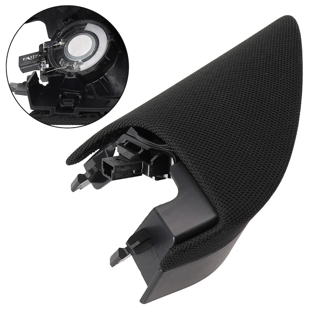 For Model Y 2020 and 2021 Left Front Door Trim Tweeter Speaker Cover ABS Replacement Part OEM Fit Specification
