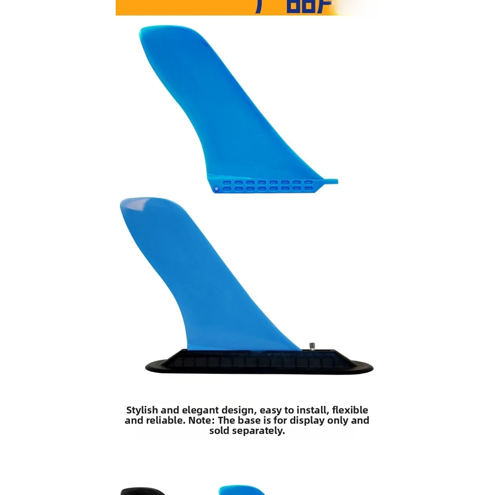 

Tail Rudder Fin Compatible with For Paddleboard and Surfboard Models Using Standard Fin Box Mount Nylon Fiberglass Racing Fish