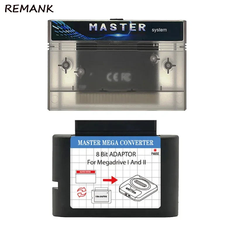 Master System Game Cartridge Converter Adapter for SEGA Mega Drive I/II First/Second Generation 16-bit Video Game Consoles