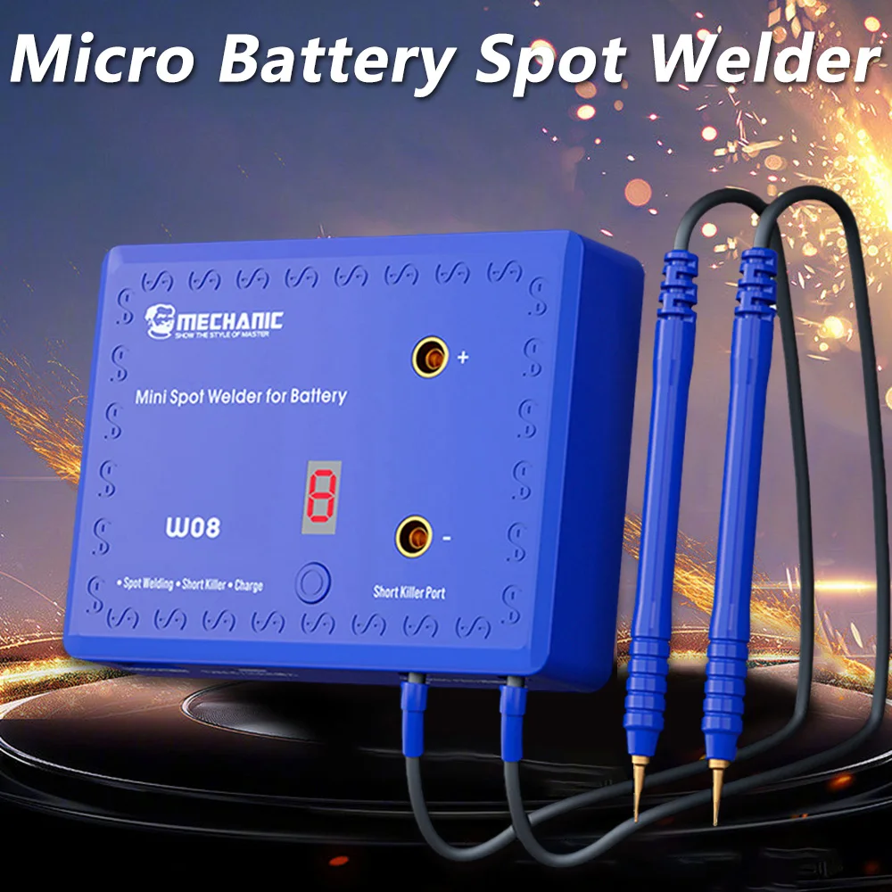 MECHANIC W04 W08 Portable Spot Welding Machine Nickel Sheet Lithium Battery Welder For 18650 Battery iPhone Battery Repair