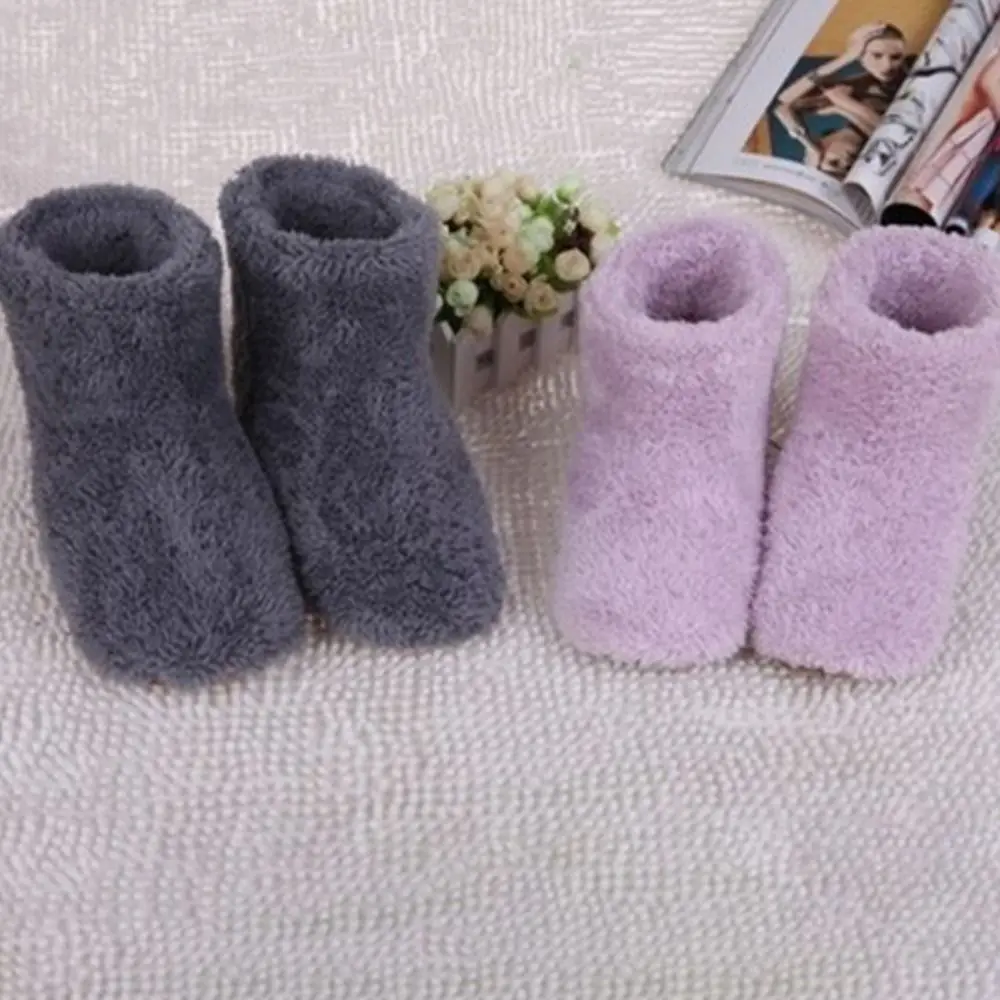 

Coral Fleece USB Charging Rubber Washable Snow Boots Electric Heated Shoes Electric Slipper USB Electric Heating Shoes