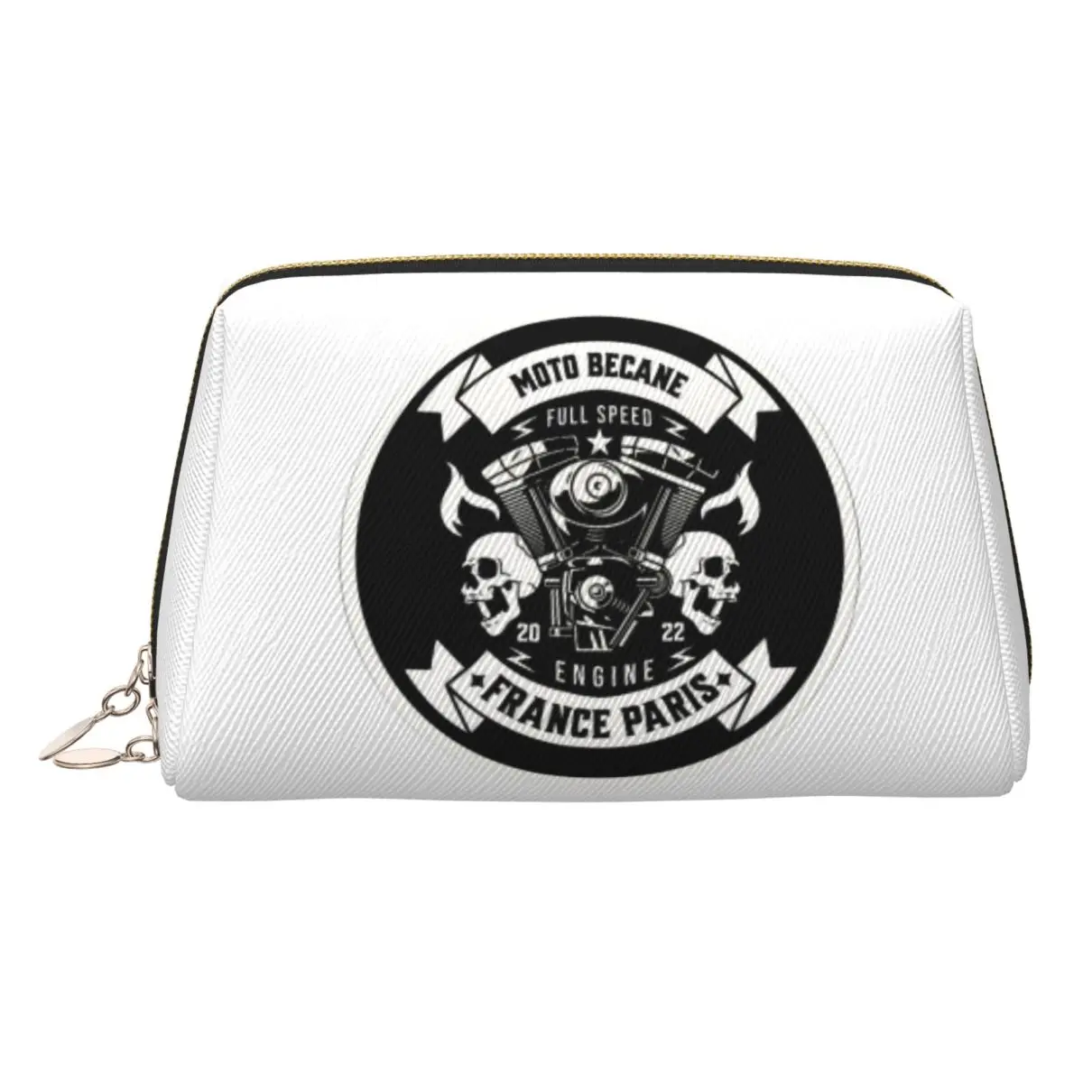 Motobecane Fan Art Women Cosmetic Bag Travel Makeup Organizer Pouch Toiletry Storage Dopp Kit Box