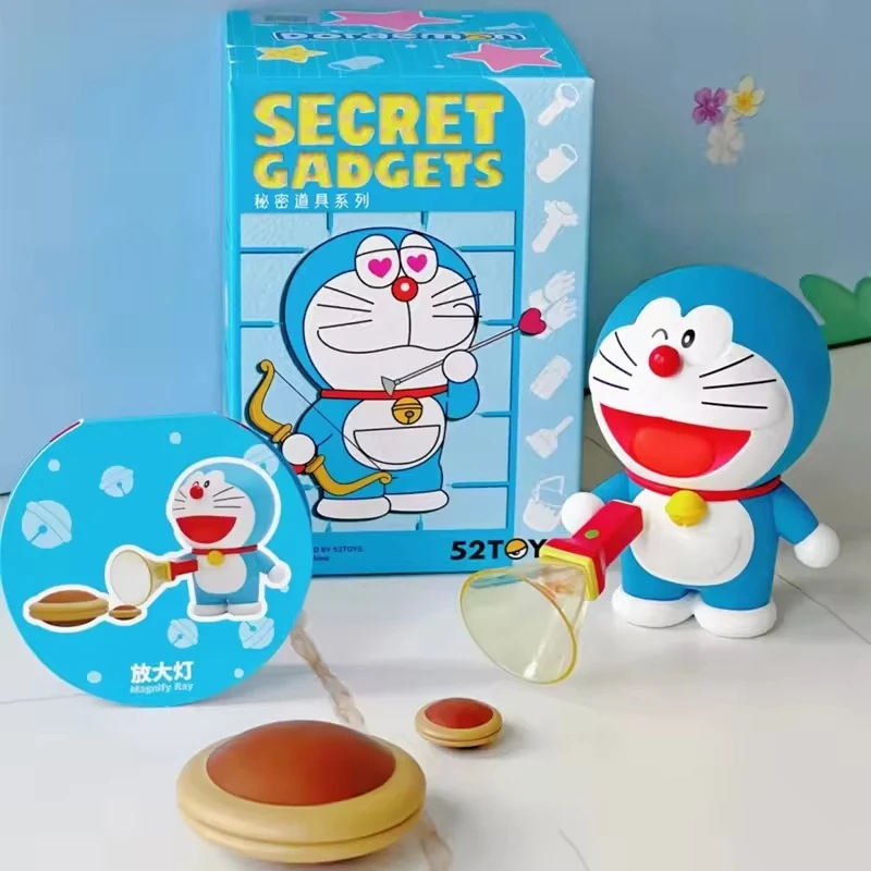 Nowe pudełko z niespodzianką MINISO TOP TOY Doraemon Secret rekwizyty seria figurki śliczne ozdoby dekoracyjne na biurko Model zabawki dla dzieci prezenty