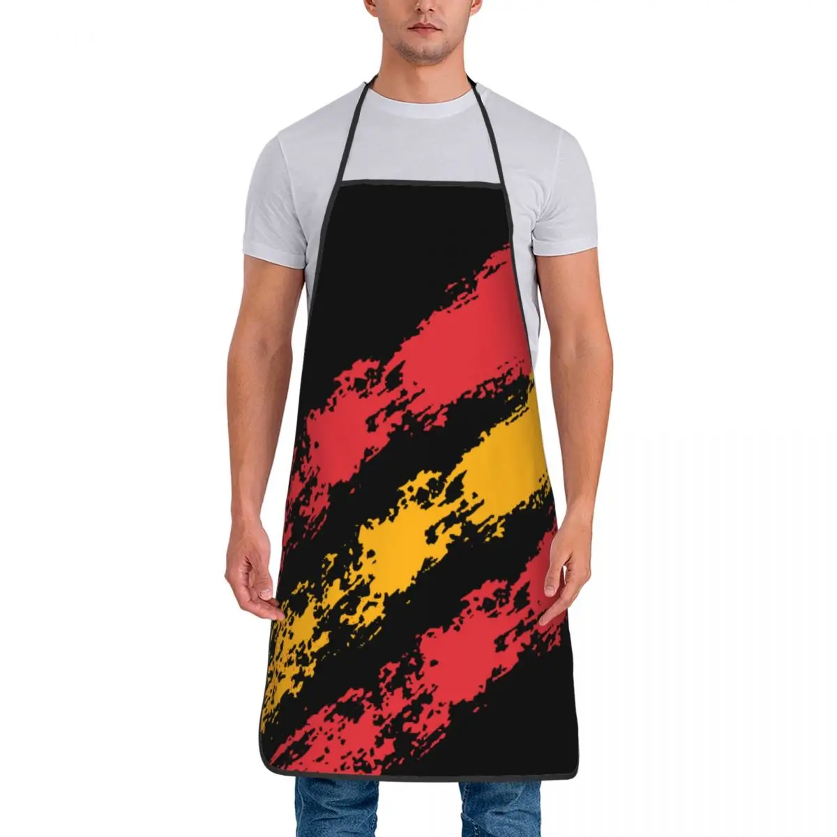 Spanish Flag Apron Cuisine Cooking Baking Gardening Spain Espana Bibs Kitchen Funny Pinafore Adult