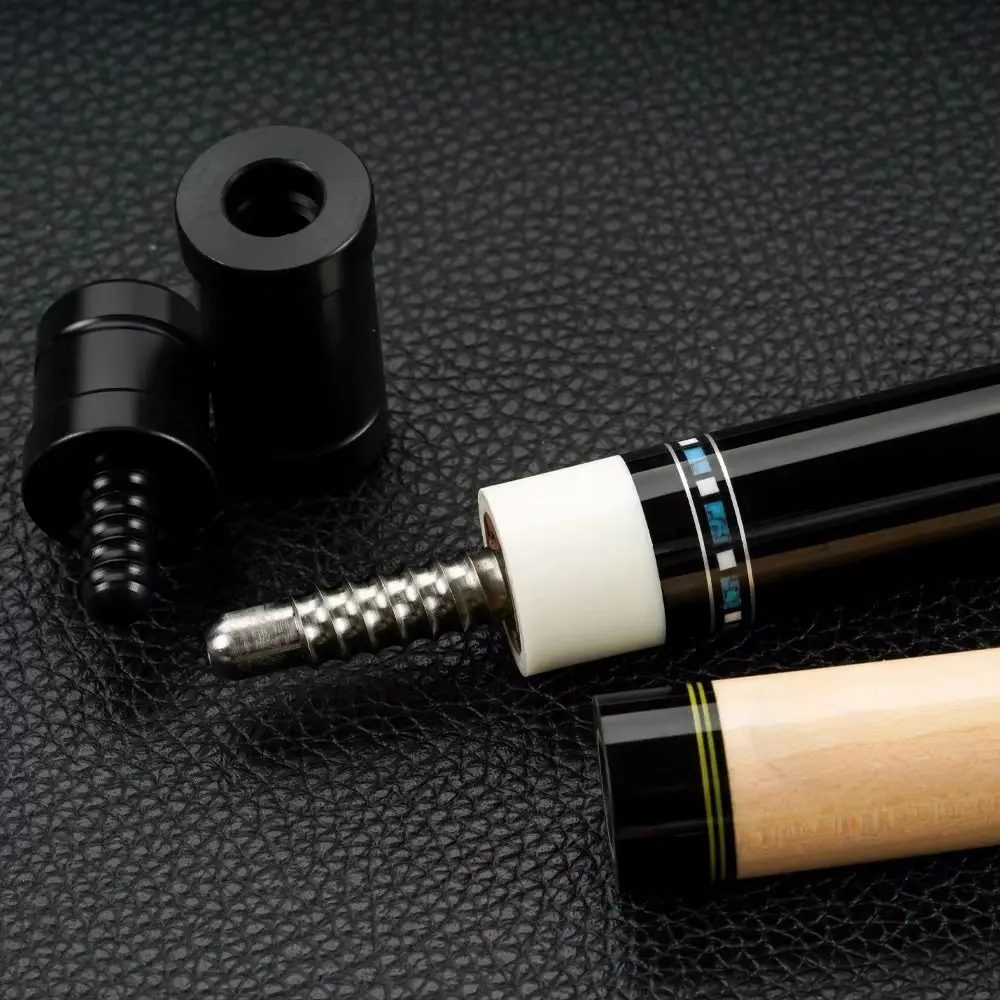1Set Special Billiard Cue Joint Protector Set Plastic Black Middle Wheel Protection Cover Billiards Accessories for Uni Loc Wavy