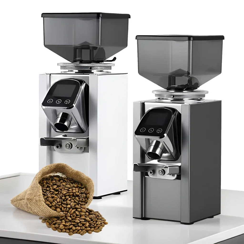 

Advanced Adjustment Aluminum LED Display Professional Commercial Electric Coffee Bean Grinders Machine For Cafe