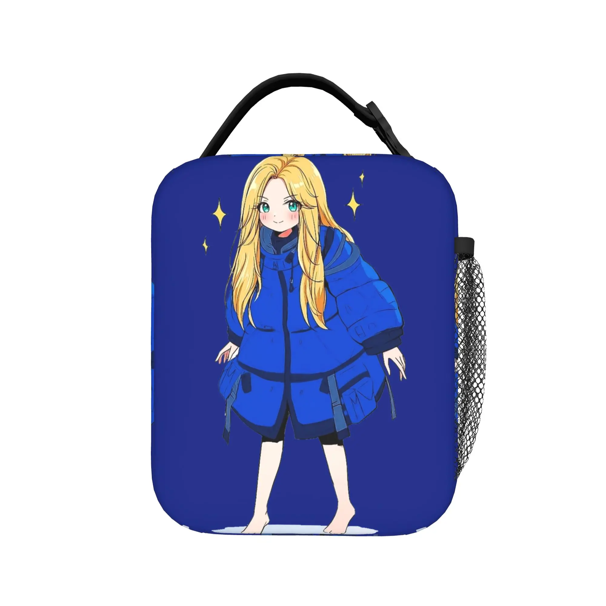 

Pragmata Diana Game 2026 Fan art Insulated Lunch Bag Leakproof Meal Container Thermal Bag Lunch Box Tote Beach Outdoor Food Bag